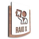 Placa De Sinalização Raio-X - MDF 15x13cm