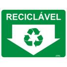 Placa de Sinalização Reciclável