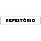 Placa de Sinalização Refeitório