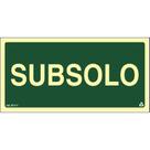 Placa de Sinalização S17 SS Subsolo Normatizada Placa de Sinalização S17 SS Subsolo Normatizada