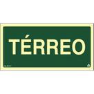 Placa de Sinalização S17 T Térreo Normatizada