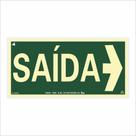 Placa de Sinalização Saída Seta para Direita