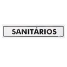 Placa de Sinalização SANITÁRIOS Ref PS51 ENCARTALE Placa de Sinalização SANITÁRIOS Ref PS51 ENCARTALE