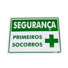 Placa de Sinalização SEGURANÇA PRIMEIROS SOCORROS Ref PS361 ENCARTALE Placa de Sinalização SEGURANÇA PRIMEIROS SOCORROS Ref PS361 ENCARTALE