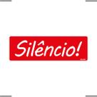 Placa De Sinalização Silêncio 30x10 Ekomunike - P-38 F9e