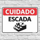 Placa de Sinalização / Subir Escada (15x20cm) - ES-01