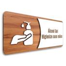 Placa De Sinalização - Uso de Álcool Gel Placa De Sinalização - Uso de Álcool Gel