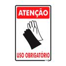 Placa de Sinalização USO OBRIGATÓRIO DE LUVAS PS85 ENCARTALE Placa de Sinalização USO OBRIGATÓRIO DE LUVAS PS85 ENCARTALE