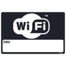 Placa de Sinalização WI-FI Senha 2
