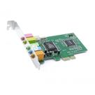 Placa de som axGear PCI-E 5.1 canais 6CH áudio digital