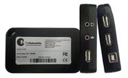 Placa de Som Estéreo USB 2.0 com Entrada de Áudio e Microfone - Áudio Hub ThinNetworks CF-000585