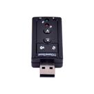 Placa De Som Externa Audio/fone- Kross Ke-cbs0117 Usb Preto