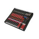 Placa De Som Mixer 8 Canais Mesa de Som Interface de Áudio Com Efeito Bluetooth USB MP3 +48V