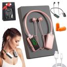 Placa de som sem fio, fones de ouvido de transmissão ao vivo, rosa impermeável