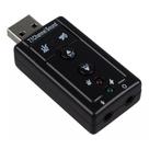 Placa De Som Usb 7.1 Canais 3d Adaptador Audiop2 Pc Notebook