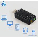 Placa De Som USB 7.1 Externa Adaptador Áudio P2 Fone Microfone Notebook PC Gamer Oferta Imperdível