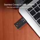 Placa De Som USB 7.1 Externa Adaptador Áudio P2 Notebook PC Gamer Resolve Problema De Som No PC