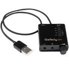 Placa de som USB StarTech.com com áudio digital SPDIF e microfone
