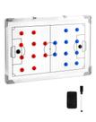 Placa de treinamento de futebol QWORK 45x30 cm com moldura de alumínio