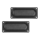 Placa de vibração de radiador passivo para alto-falante 85x35mm 2 unidades