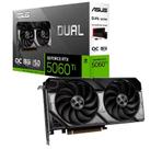 Placa de Video Gpu Asus Rtx 5060 Ti 8G Oc Dual Gddr7 90Yv0Mp2-M0Na00
