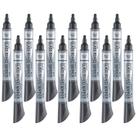 Placa de vidro Dry Erase Markers Quartet Premium Black, pacote com 12 Placa de vidro Dry Erase Markers Quartet Premium Black, pacote com 12