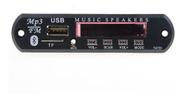 Placa Decodificador Usb P/ Caixa Ativa Mp3 Fm Aux Bluetooth