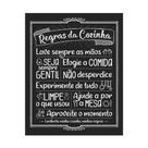 Placa Decorativa 20x25 Regras da Cozinha - PR007 Placa Decorativa 20x25 Regras da Cozinha - PR007