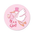 Placa Decorativa 3D Moldura - Its a Girl! - cód. 5341