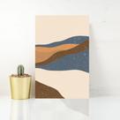 Placa Decorativa Abstrata Dunas 30x40cm