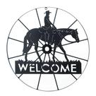 Placa decorativa Accent Plus Cowboy Welcome 60x2x60 cm