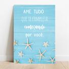 Placa Decorativa Ame Tudo