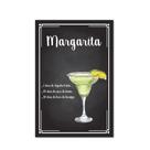 Placa Decorativa Bebidas Receitas de Drink Margarita
