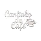 Placa Decorativa Cantinho Do Café Branco Trovarelli