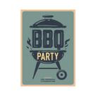 Placa Decorativa Churrasco BBQ Party