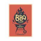 Placa Decorativa Churrasco BBQ Time