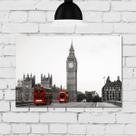 Placa Decorativa Cidades Foto Londres Big Ben