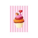 Placa Decorativa Cup Cake 30x40cm