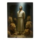 Placa decorativa Daniel na Cova dos Leões velho testamento religioso Placa decorativa Daniel na Cova dos Leões velho testamento religioso