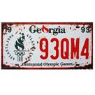 Placa Decorativa de carro antiga metálica Vintage Georgia GT414-8 - Lorben Placa Decorativa de carro antiga metálica Vintage Georgia GT414-8 - Lorben