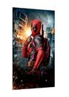 Placa decorativa - deadpool - marvel