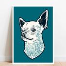 Placa Decorativa Dog Style