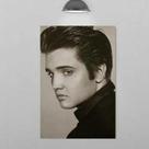 Placa Decorativa Elvis Presley - Quadro 30x42 - Mdf / Alta Qualidade