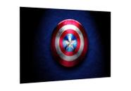 Placa decorativa - escudo capitão américa - marvel