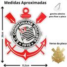 Placa Decorativa Escudo Corinthians 20x15.5cm