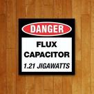 Placa Decorativa Filmes Bttf - Flux Capacitor De Fluxo 27X27