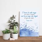 Placa Decorativa Frase Bíblica Provérbios 18:24 30x40cm