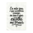 Placa Decorativa Frase Carl Jung Eu Não Sou O Que 30x42cm