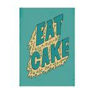 Placa Decorativa Frase Eat Cake 40x60cm