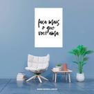 Placa Decorativa Frase Faça Mais O Que Você Ama Simples Placa Decorativa Frase Faça Mais O Que Você Ama Simples